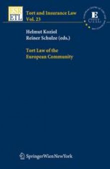 Tort Law of the European Community