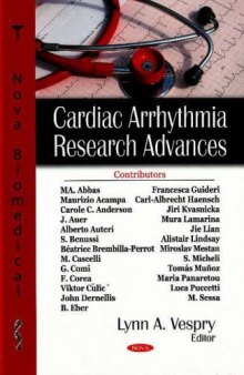 Cardiac Arrhythmia Research Advances