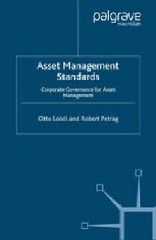 Asset Management Standards: Corporate Governance for Asset Management