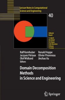 Domain Decomposition Methods in Science and Engineering