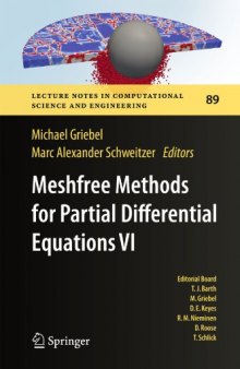 Meshfree methods for partial differential equations VI