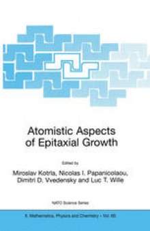 Atomistic Aspects of Epitaxial Growth