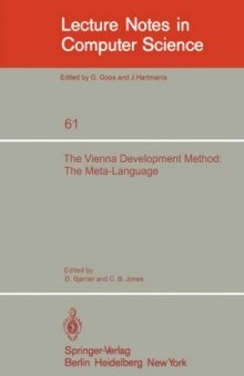 The Vienna Development Method: The Meta-Language