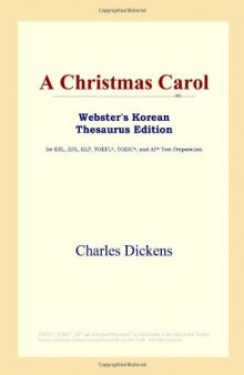 A Christmas Carol (Webster's Korean Thesaurus Edition)