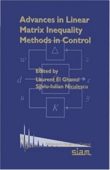 Advances in linear matrix inequality methods in control