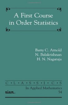 A first course in order statistics