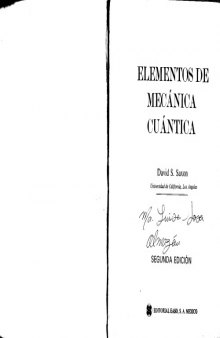 Elementos de Mecánica Cuántica