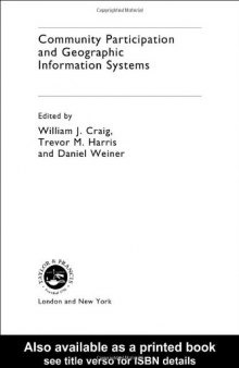 Community Participation and Geographical Information Systems