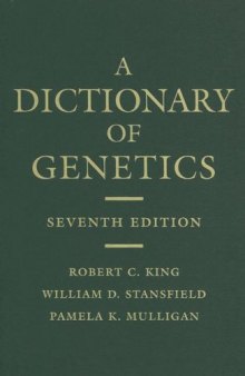 A Dictionary of Genetics