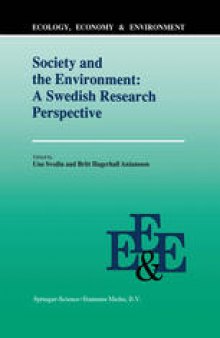 Society and the Environment: A Swedish Research Perspective