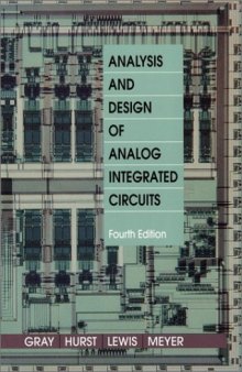 Analysis and Design of Analog Integrated Circuits 