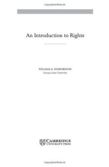 An Introduction to Rights