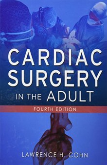 Cardiac Surgery in the Adult