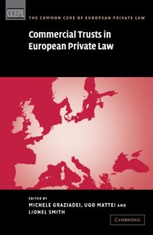 Commercial trusts in European private law