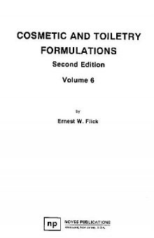 Cosmetic and Toiletry Formulations