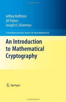 An Introduction to Mathematical Cryptography 