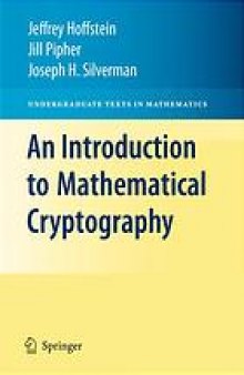 An introduction to mathematical cryptography