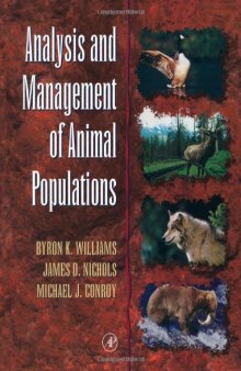 Analysis and Management of Animal Populations