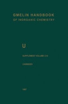 U Uranium: Uranium Carbides