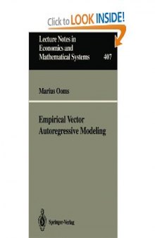 Empirical Vector Autoregressive Modeling