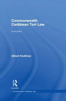 Commonwealth Caribbean Tort Law