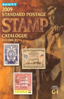 2008 STANDARD POSTAGE STAMP CATALOGUE, VOLUME 3