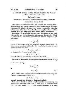 A Jordan Space Curve Which Bounds No Finite Simply Connected Area