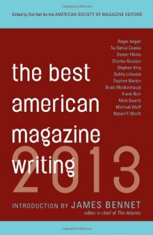 Best American Magazine Writing 2013