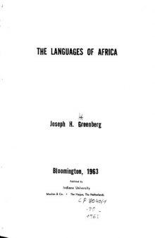 Languages of Africa