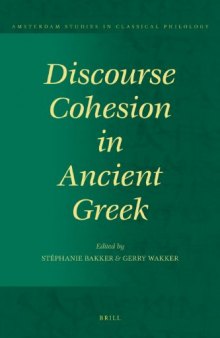 Discourse Cohesion in Ancient Greek