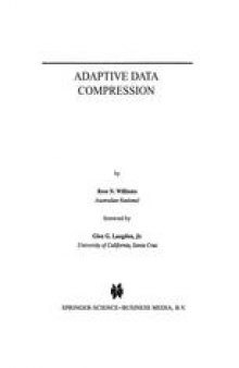 Adaptive Data Compression