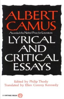 Lyrical and Critical Essays