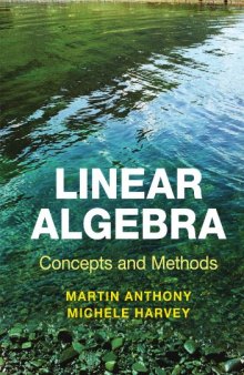 Linear Algebra: Concepts and Methods