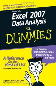 Excel 2007 Data Analysis For Dummies