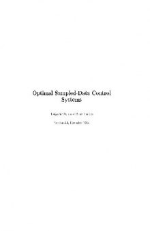 Optimal Sampled-Data Control Systems