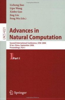 Advances in Natural Computation: Second International Conference, ICNC 2006, Xi’an, China, September 24-28, 2006. Proceedings, Part I