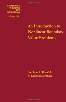 An Introduction to Nonlinear Boundary Value Problems