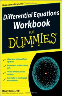 Differential Equations Workbook For Dummies