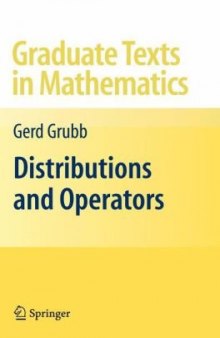 Distributions and Operators