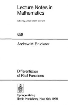 Differentiation of Real Functions