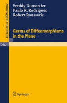 Germs of Diffeomorphisms in the Plane