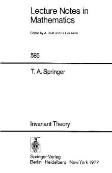 Invariant Theory