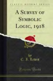 A Survey of Symbolic Logic