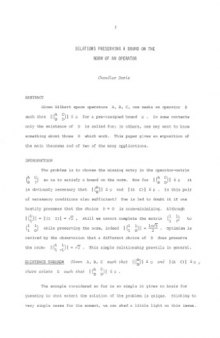 Miniconference on operator theory and partial differential equations, Canberra, July 21-22, 1983