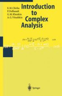 Introduction to Complex Analysis