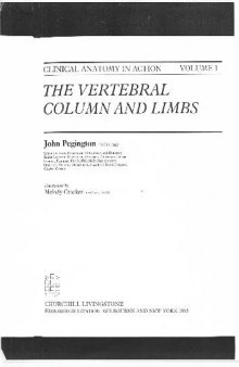 Clinical Anatomy - Vertebral Column and Limbs