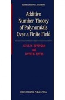 Additive Number Theory of Polynomials Over a Finite Field