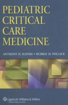 Pediatric Critical Care Medicine