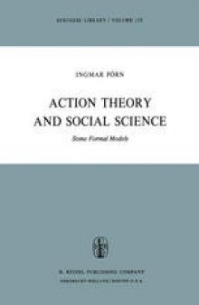 Action Theory and Social Science: Some Formal Models