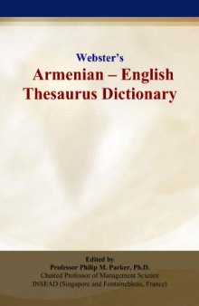 Websters Armenian - English Thesaurus Dictionary